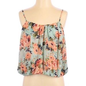 🍁 Forever 21 Floral Sleeveless Blouse